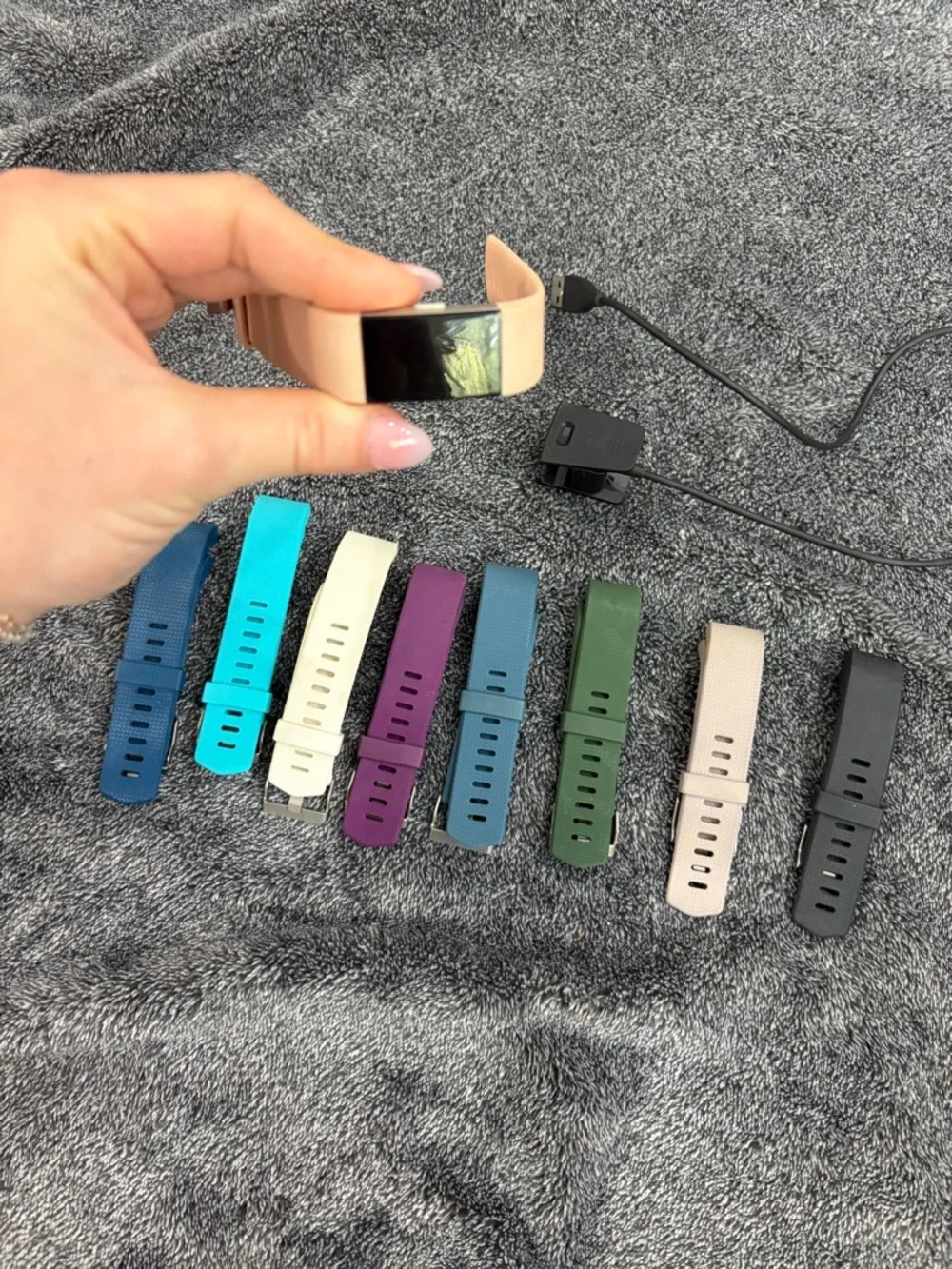 Fitbit with Style Replacement Band Bundle with Charger - Assorted Colors